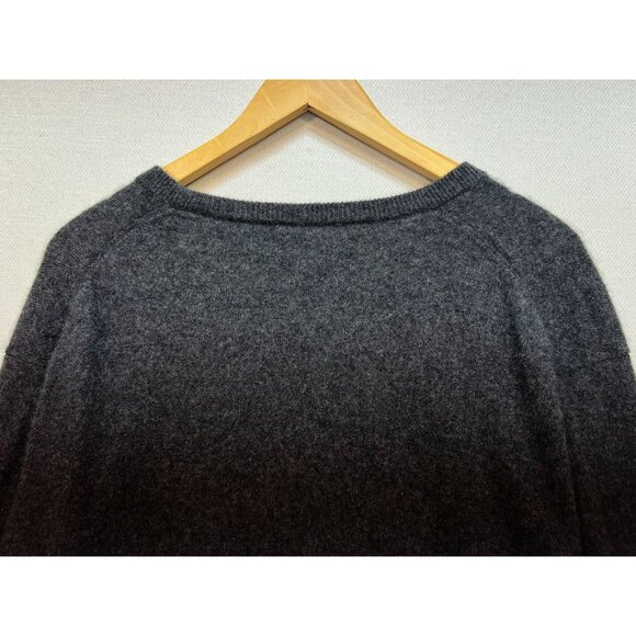 Club Room Men's Cashmere V Neck Pullover Sweater Knit Long Sleeve Size XL Gray - Picture 9 of 11